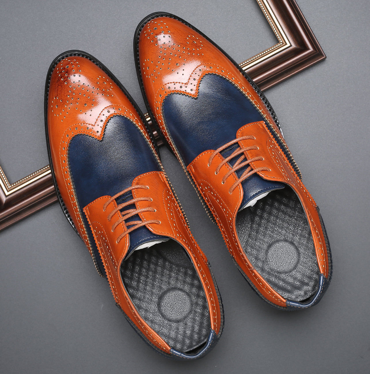 Men's Multicolor Composite Derby Shoes