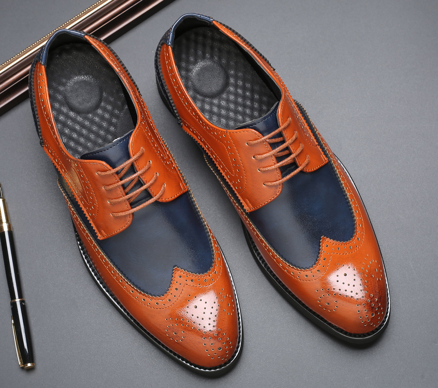 Men's Multicolor Composite Derby Shoes