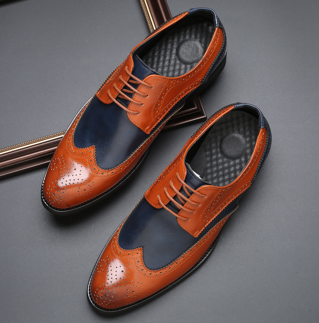 Men's Multicolor Composite Derby Shoes