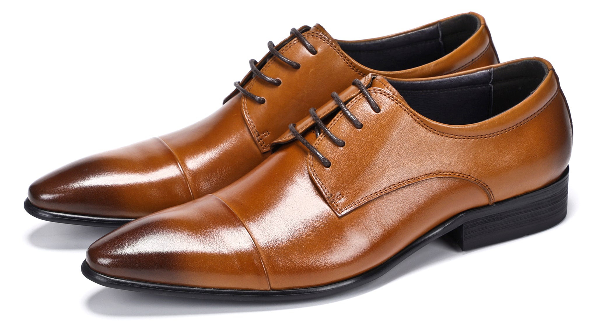 Men's Wing Tip Leather Derby