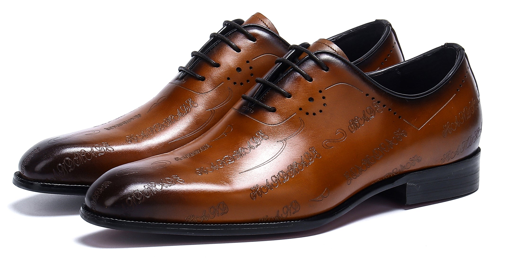 Oxfords de cuero de moda formal para hombres 