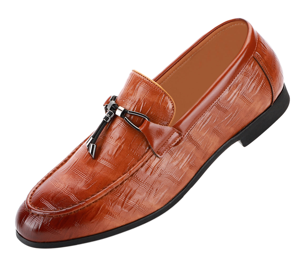 Men's Bow Tassel Smoking Loafers