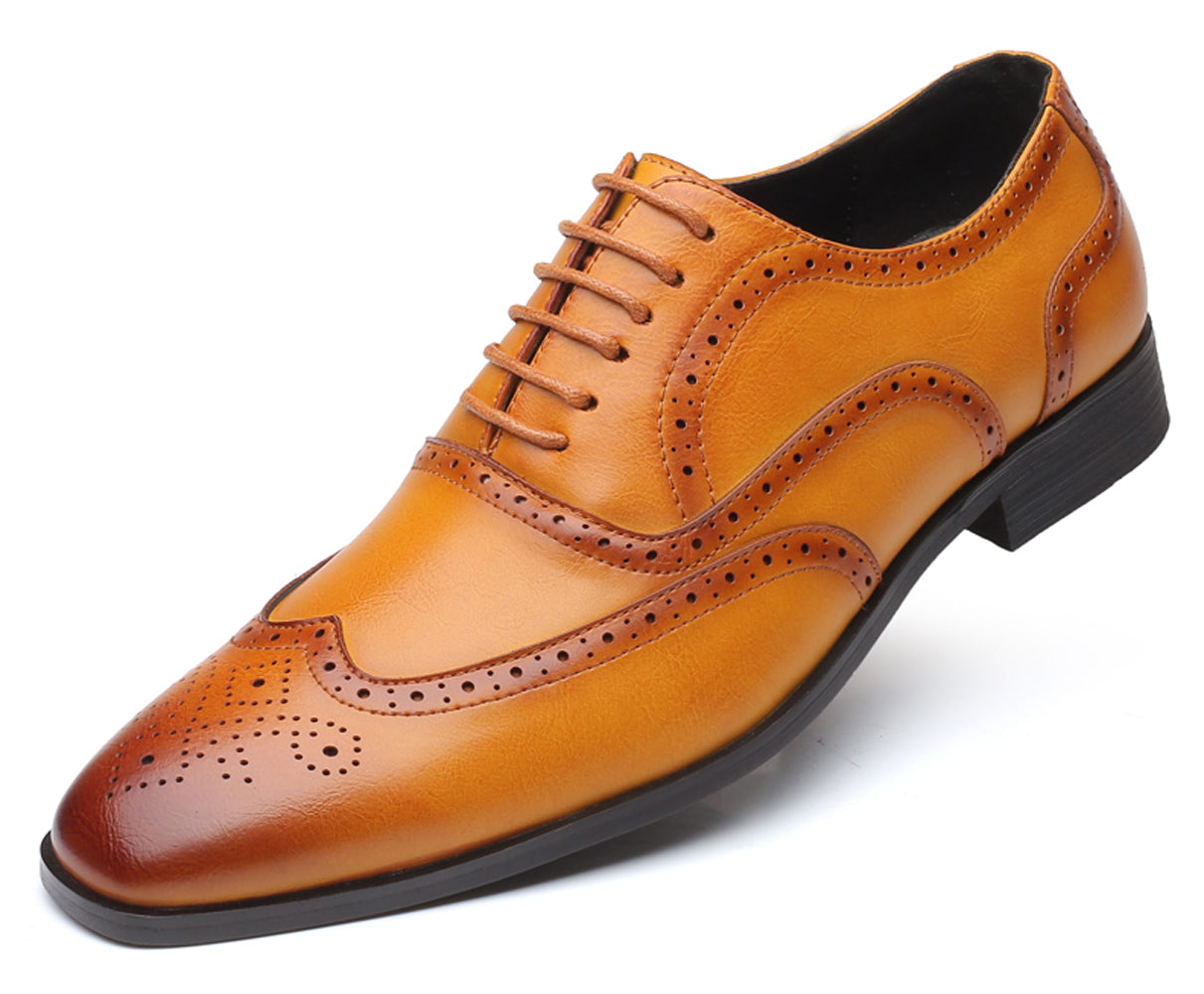 Men's Wingtip Brogue Oxfords