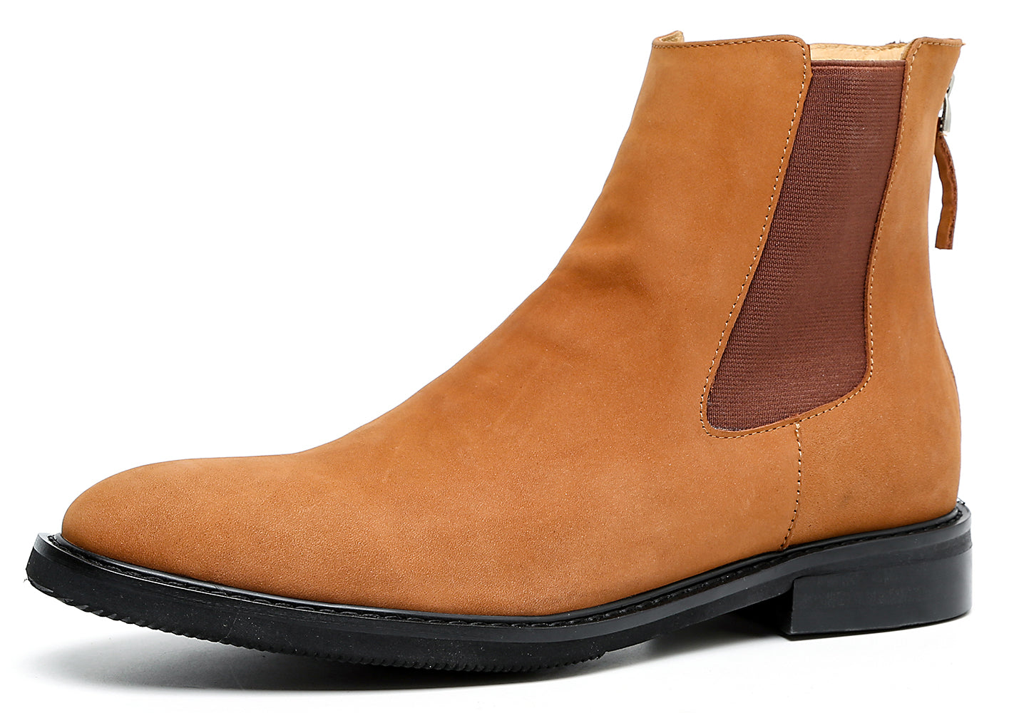 Botas Chelsea formales de piel de ante para hombre