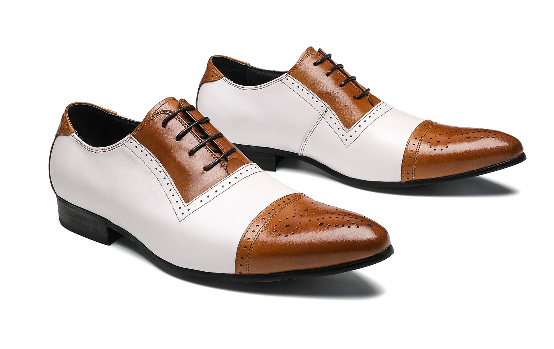 Men's Leather Formal Brogues Oxfords Shoes