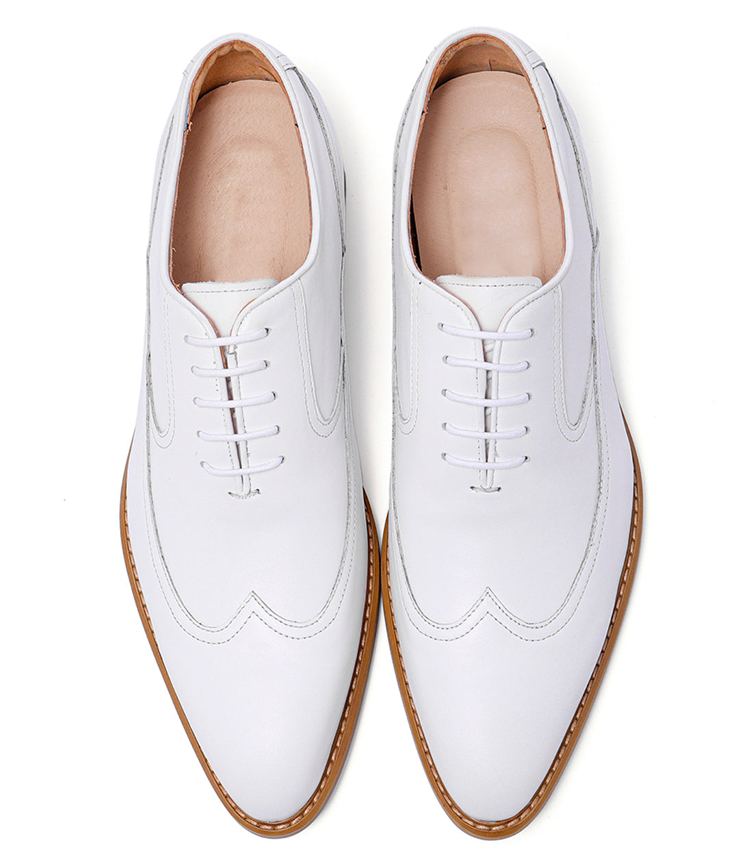 Men's Leather Wingtip Formal Oxford