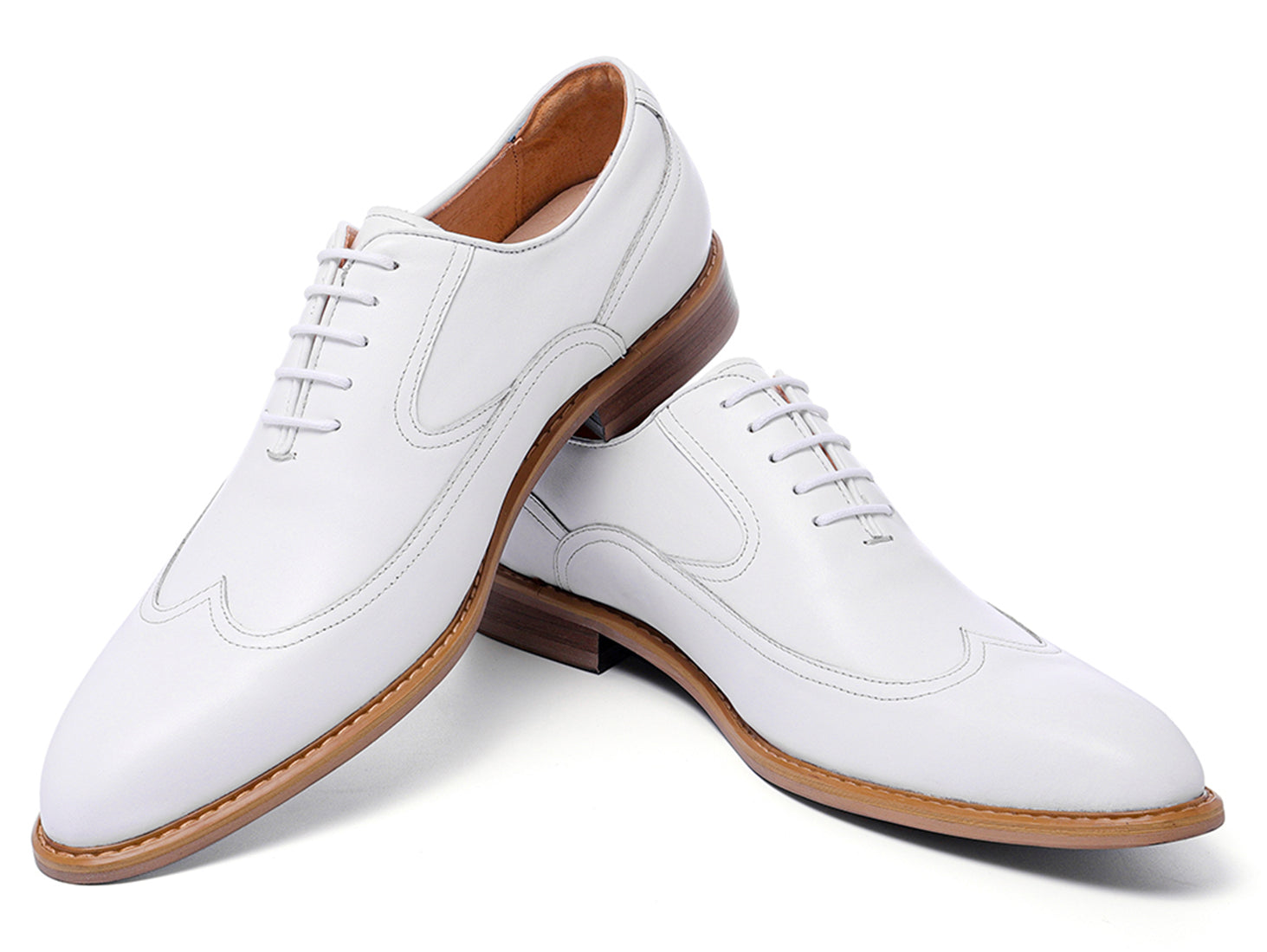 Men's Leather Wingtip Formal Oxford