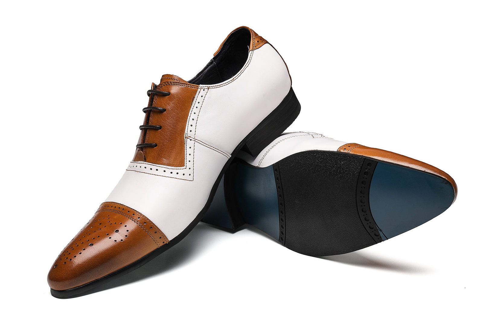 Men's Leather Formal Brogues Oxfords Shoes