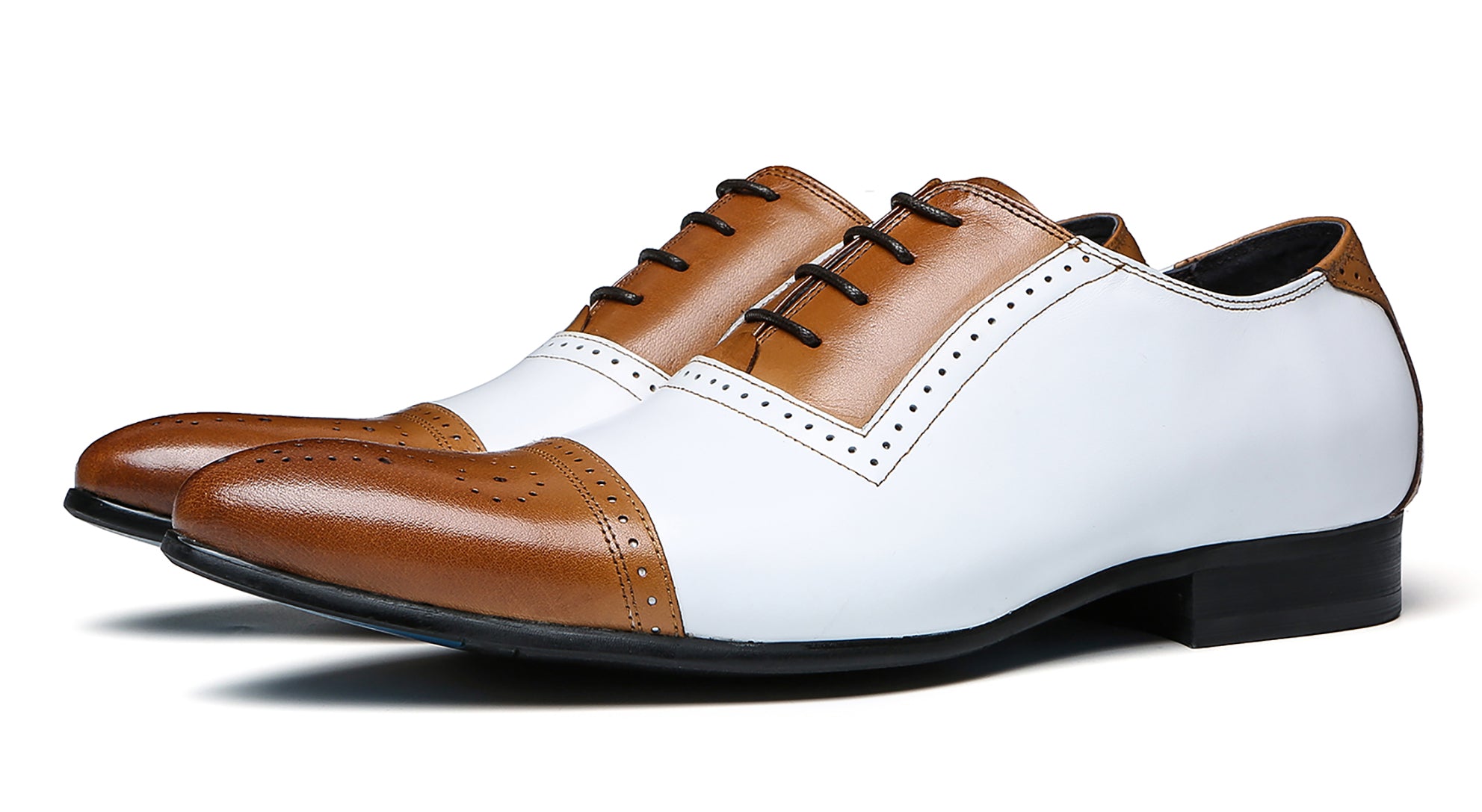 Men's Leather Formal Brogues Oxfords Shoes