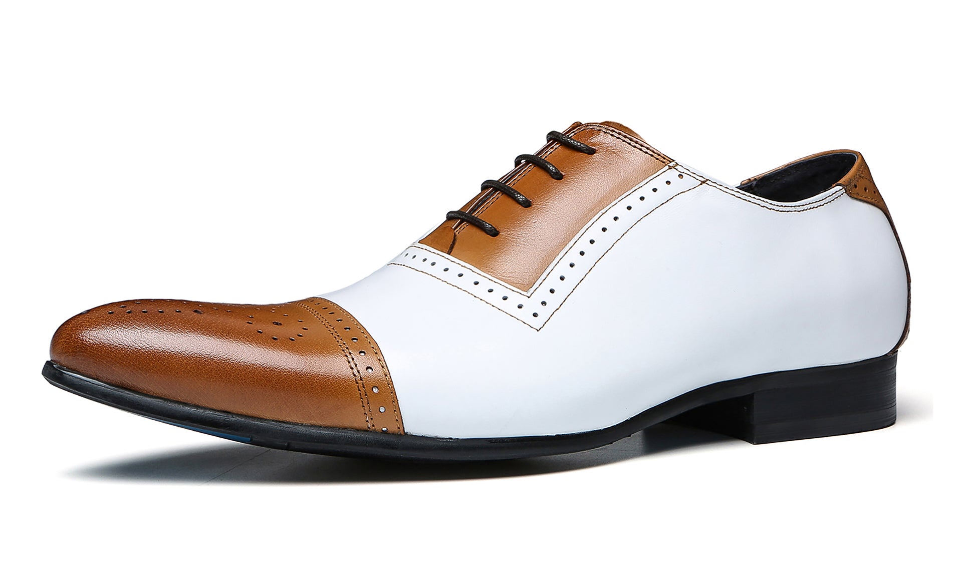 Men's Leather Formal Brogues Oxfords Shoes