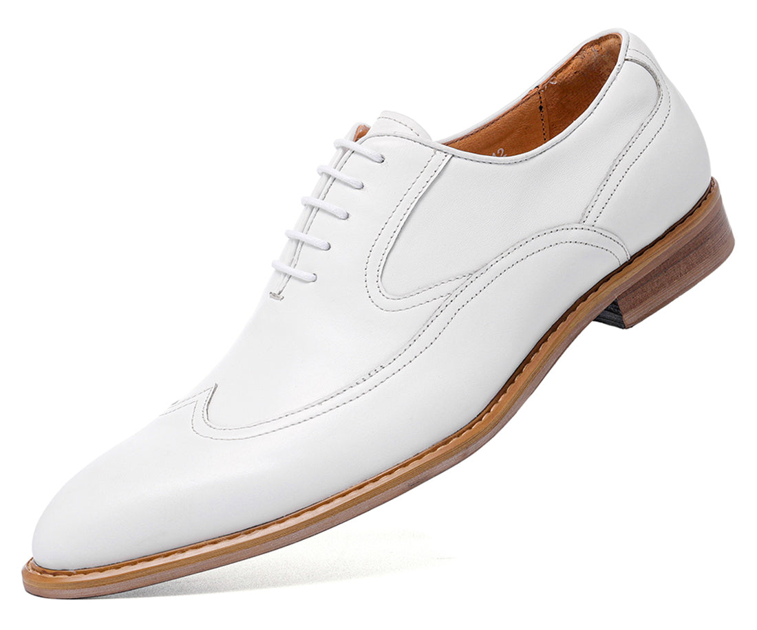 Men's Leather Wingtip Formal Oxford