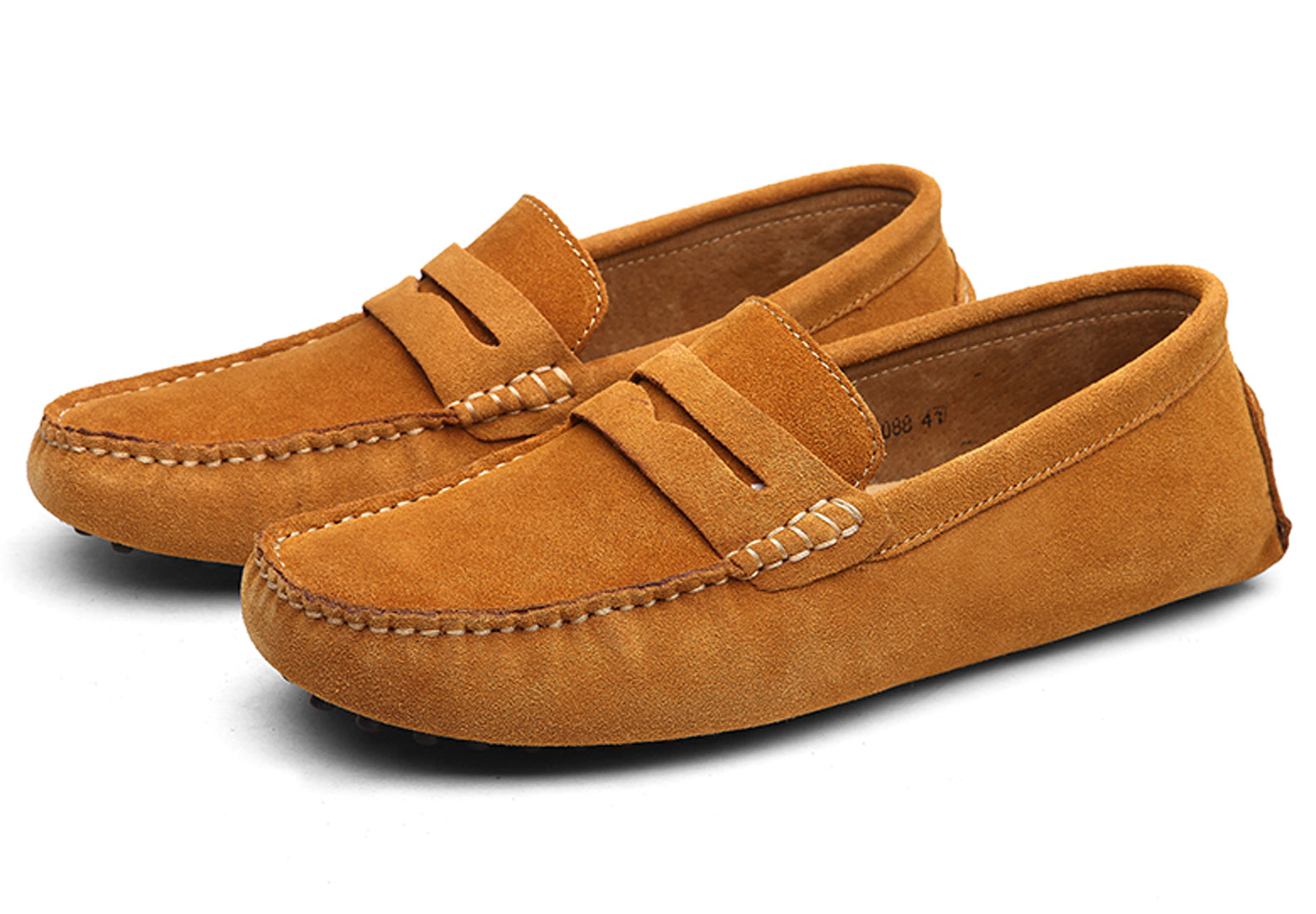 Men's Classic Suede Penny Driving Moccasins